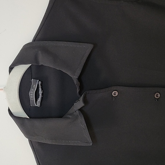 Prada Classic Black Women's Button-Up Shirt Sz 40/ Large - Picture 6 of 16